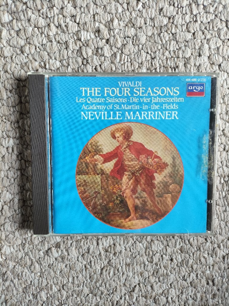 cd Vivaldi The Four Seasons Neville Marriner, Ophalen of Verzenden, Classicisme, Zo goed als nieuw, Kamermuziek