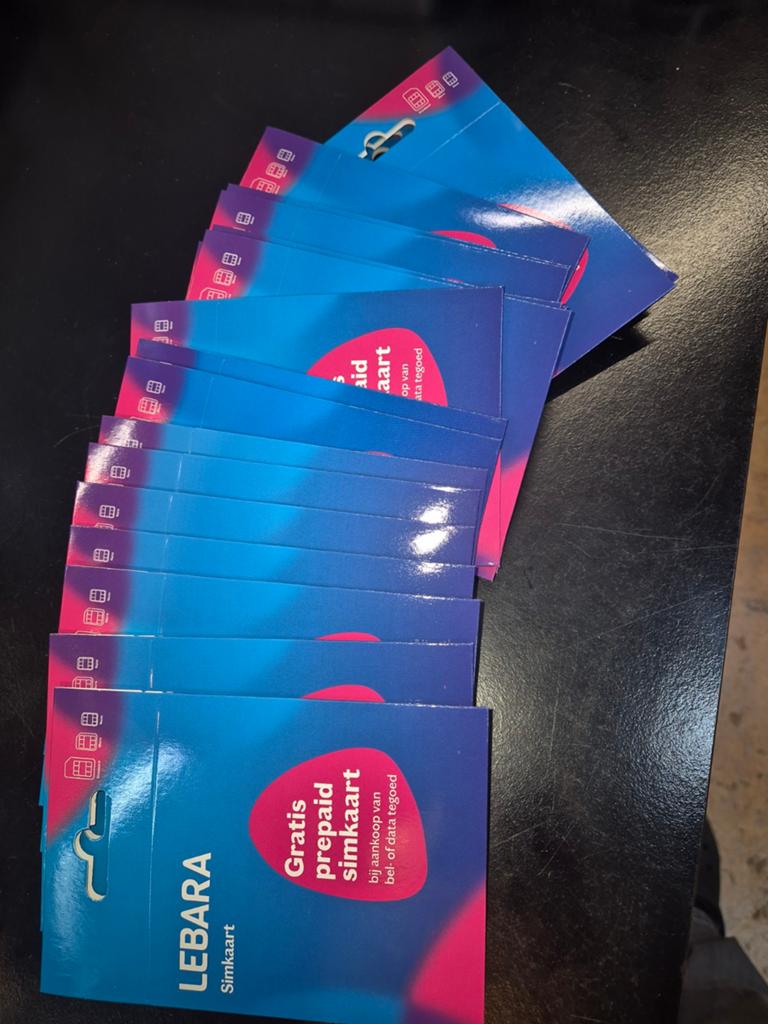 Simkaarten prepaid (Nieuw), Telecommunicatie, Prepaidkaarten en Simkaarten, Ophalen of Verzenden, Nieuw, Overige providers, Simkaart