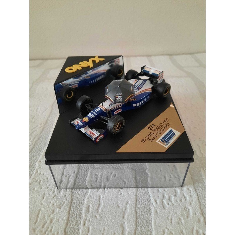 Onyx 1:43 Williams Renault FW17 Coulthard 1995 (Met Paraplu), Hobby en Vrije tijd, Ophalen of Verzenden, Nieuw, Auto, Overige merken