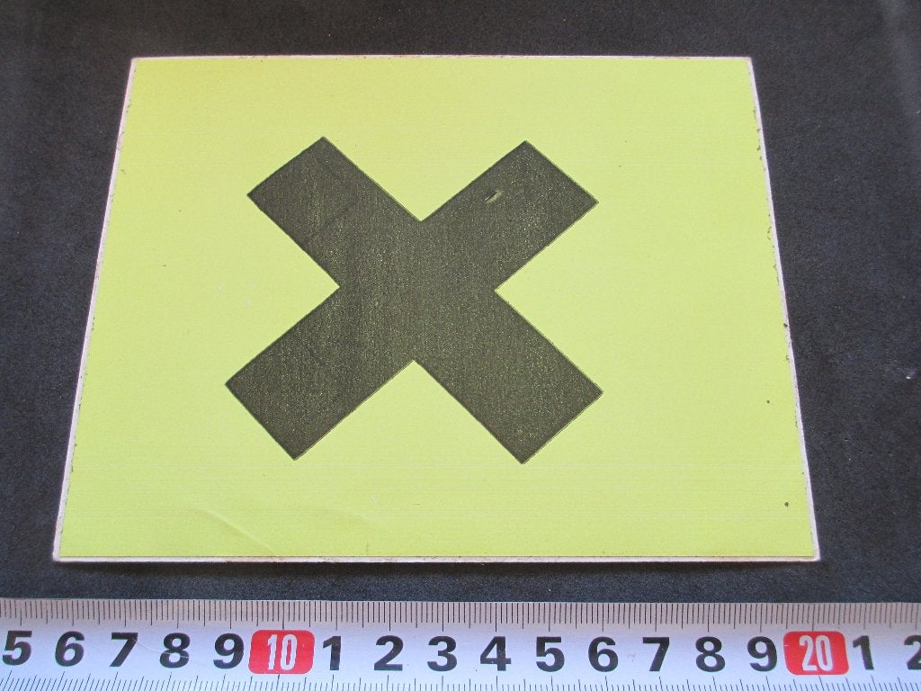 sticker  X  XXD065, Ophalen of Verzenden, Zo goed als nieuw