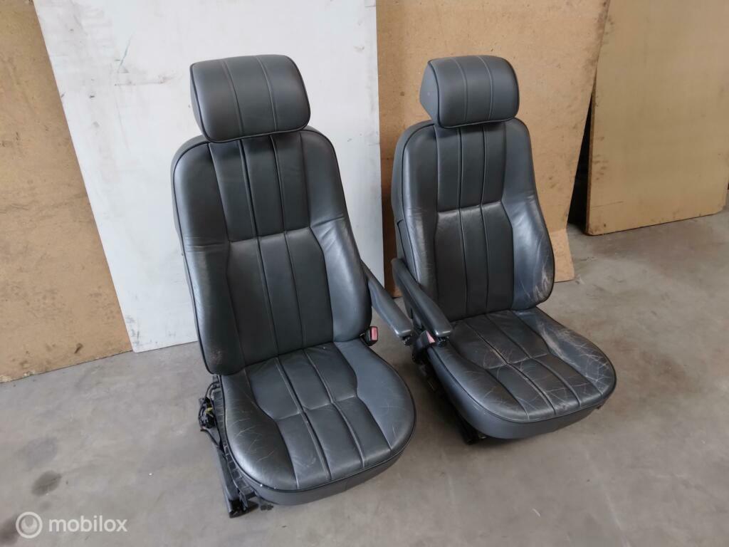 Stoelen Range Rover L322 Vogue Leren Zetels Zwart Armsteun, Land Rover, Ophalen of Verzenden, Gebruikt, Land Rover