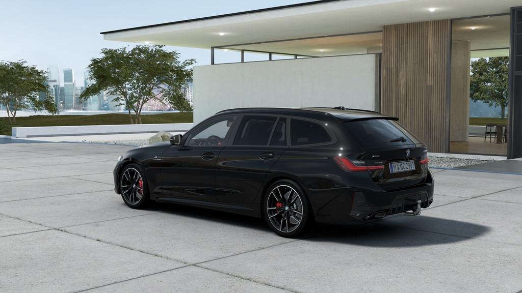 BMW 3 Serie Touring M340i xDrive Automaat / Panoramadak / Tr, Auto's, BMW, Automaat, Zwart, 1805 kg, 3-Serie