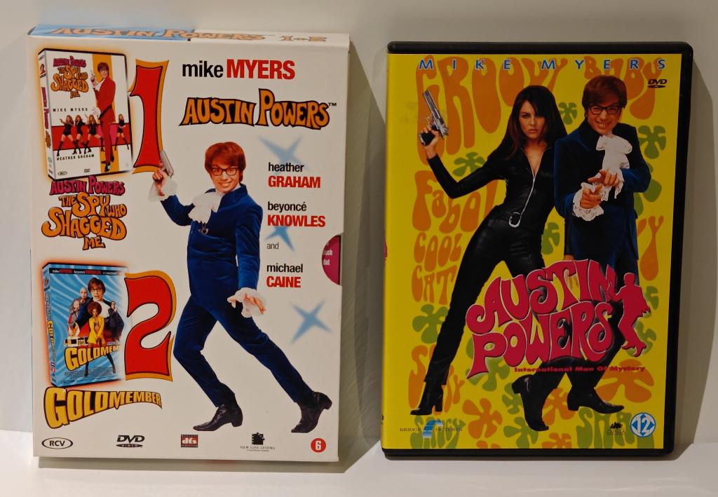 Austin Powers DVD Set | 3 Films | NL/ENG Komedie Mike Myers, Cd's en Dvd's, Actiekomedie, Alle leeftijden, Boxset, Ophalen of Verzenden