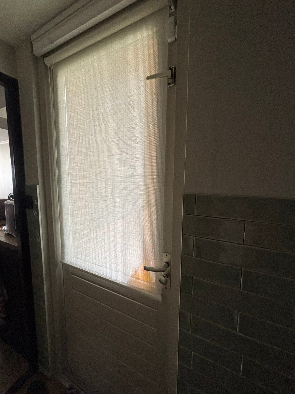 Nieuwe witte bamboe rolgordijn, 190 cm, Wit, Ophalen of Verzenden, Rolgordijn
