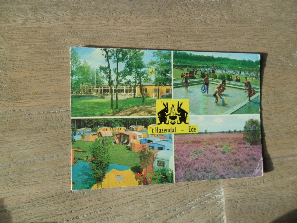 Ede, tent/zwembad 't Hazendal  1968, Verzenden, 1960 tot 1980, Gelopen, Gelderland