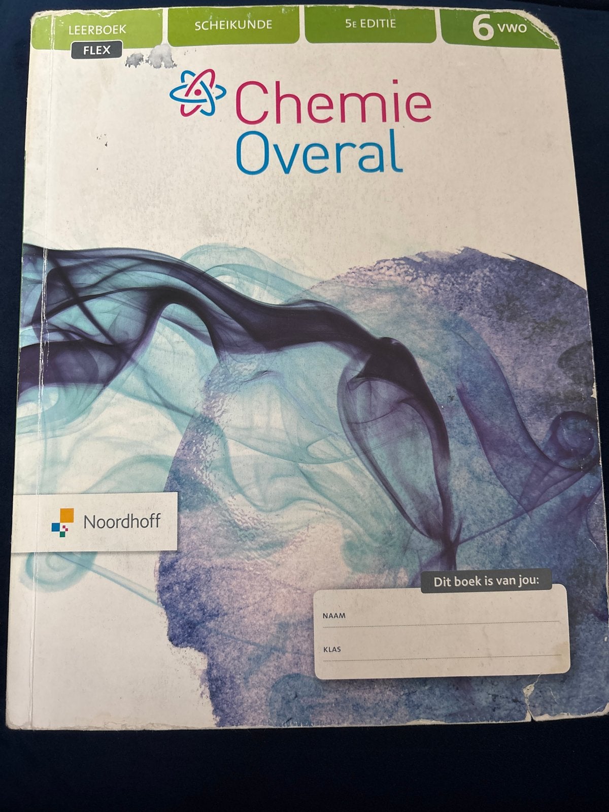 Chemie Overal 6 VWO Scheikunde Leerboek Flex 5e editie, Boeken, Ophalen of Verzenden, Beta, Gelezen, WO