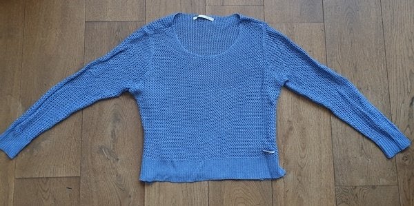 Blauwe Gebreide Trui Only (M), Maat 38/40 (M), Only, Blauw, Ophalen of Verzenden