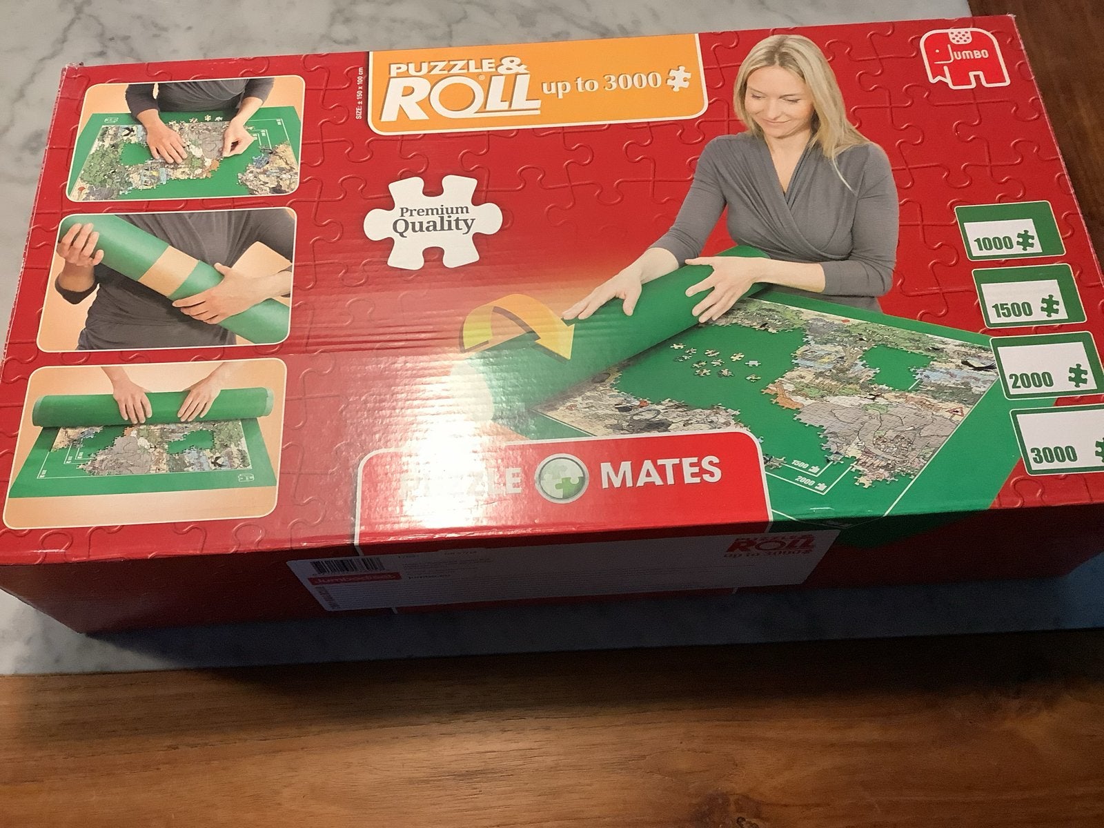 Jumbo Puzzelmat Oprolbaar 1000-3000 Stukjes - Nieuw, Hobby en Vrije tijd, Denksport en Puzzels, Ophalen, Meer dan 1500 stukjes