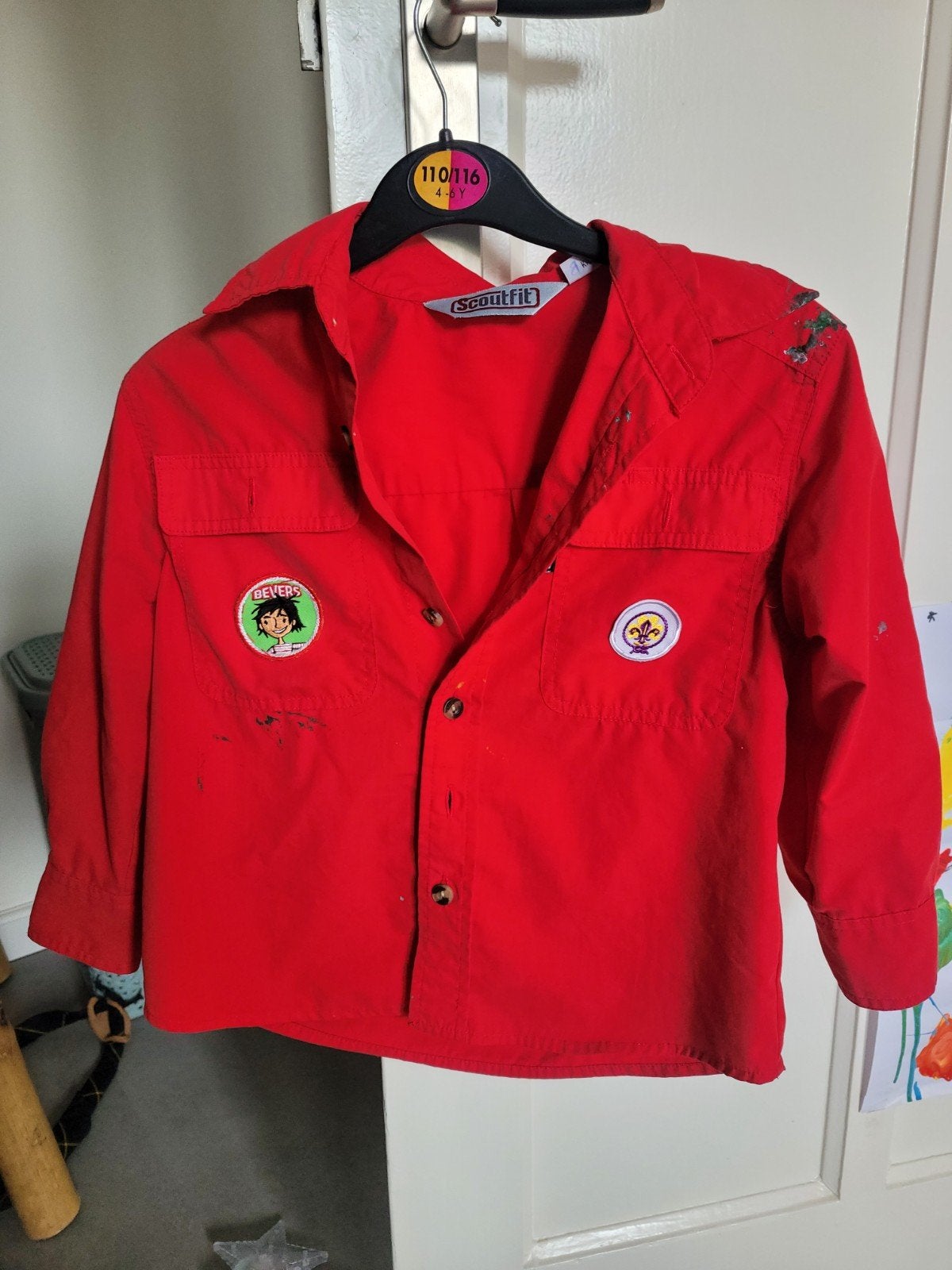 Rode Bever Scoutfit scoutingblouse, Ophalen of Verzenden, Gebruikt, Kleding