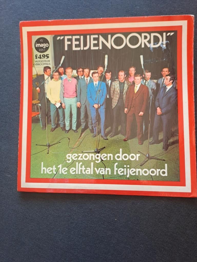 Feijenoord! - Gezongen door het 1e elftal van Feijenoord, Overige genres, 7 inch, Single, Ophalen of Verzenden