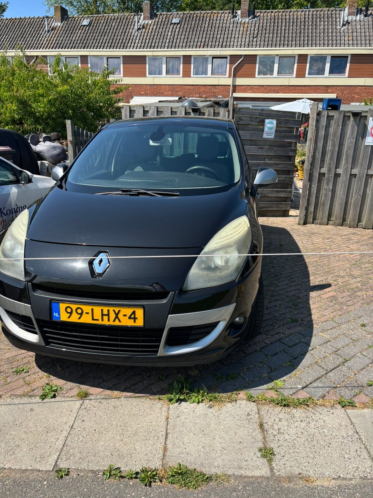 Renault Scénic 1.4 TCE 96KW 2010 Zwart, Auto's, Renault, Voorwielaandrijving, 1295 kg, 4 cilinders, Zwart