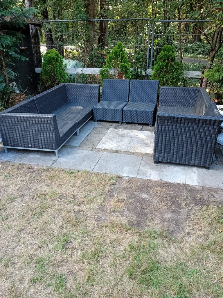 Tuinmeubelen, Tuin en Terras, Ophalen, Gebruikt, Wicker