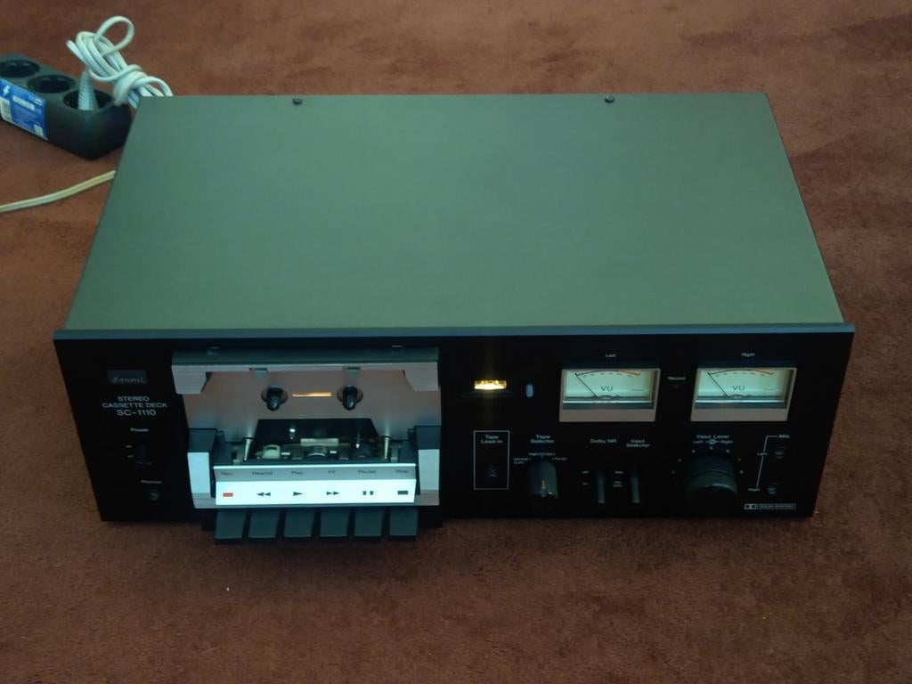 Sansui cassettedeck SC-1110 i.z.g.st., Ophalen of Verzenden, Enkel, Overige merken, Tape counter
