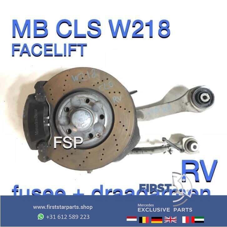 W218 CLS Fusee + draagarmen rechts voor Mercedes Origineel, Gebruikt, -, Ophalen of Verzenden, -