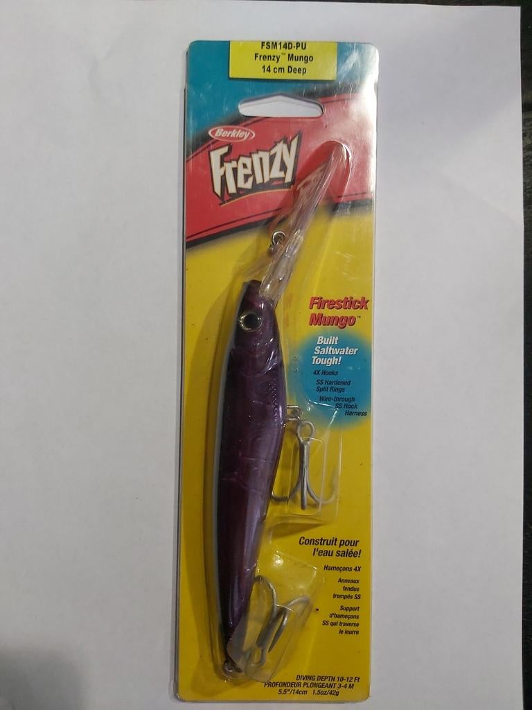 Berkley Frenzy Mungo 14cm diep, Watersport en Boten, Hengelsport | Algemeen, Nieuw, Kunstaas, Ophalen of Verzenden
