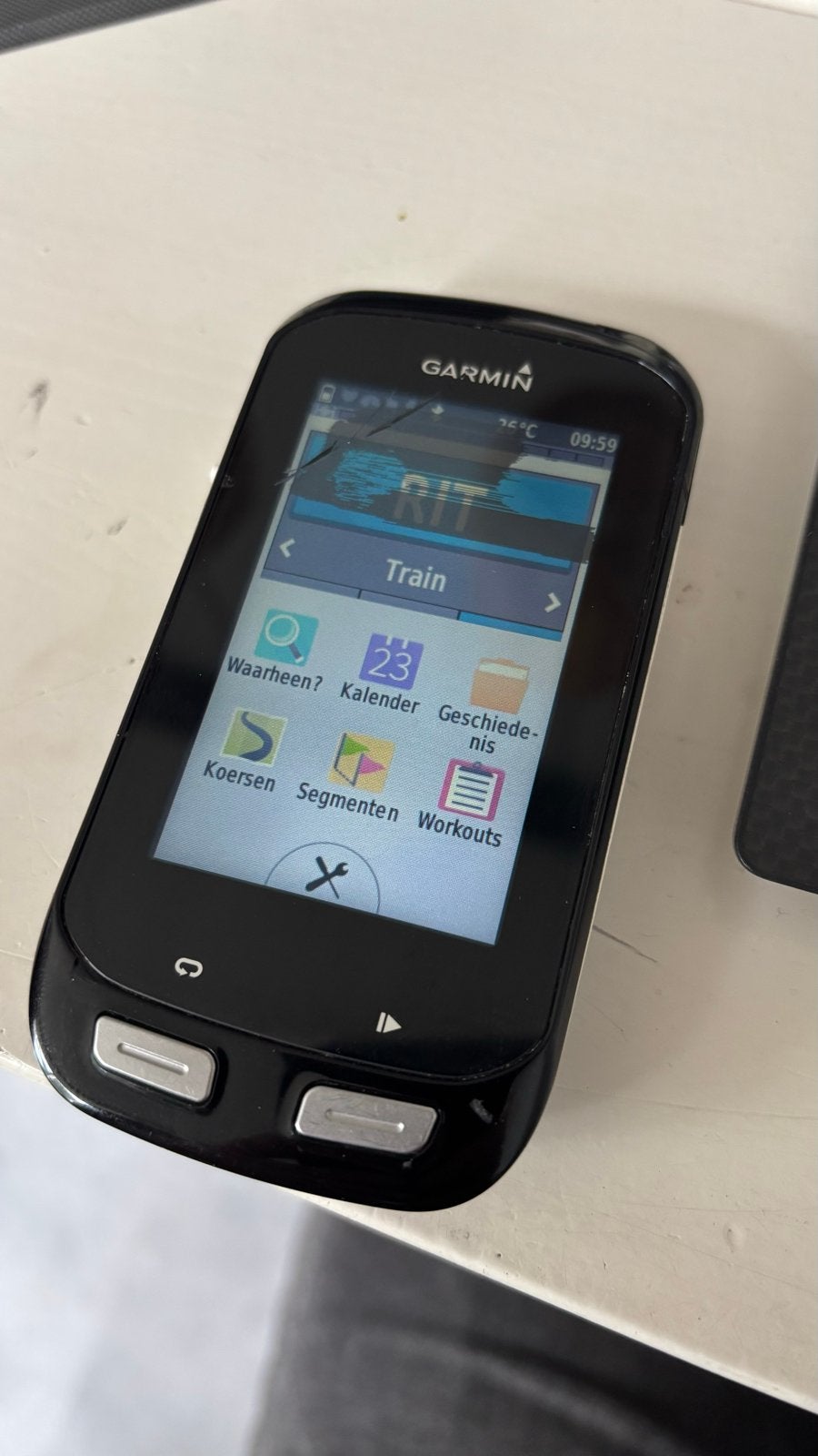 Garmin Edge 1000 fietscomputer met GPS, Fietsen en Brommers, Fietsaccessoires | Fietscomputers, Ophalen of Verzenden, Draadloos