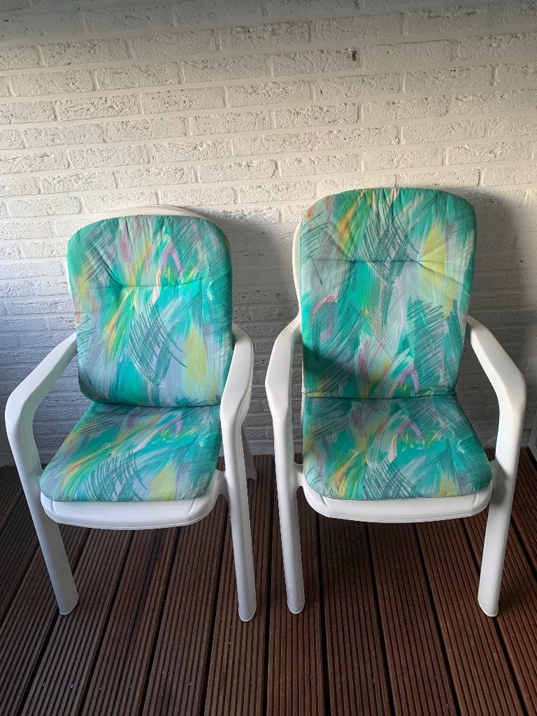 tuinstoelen, Tuin en Terras, Tuinstoelen, Ophalen of Verzenden, Zo goed als nieuw, Kunststof, Stapelbaar