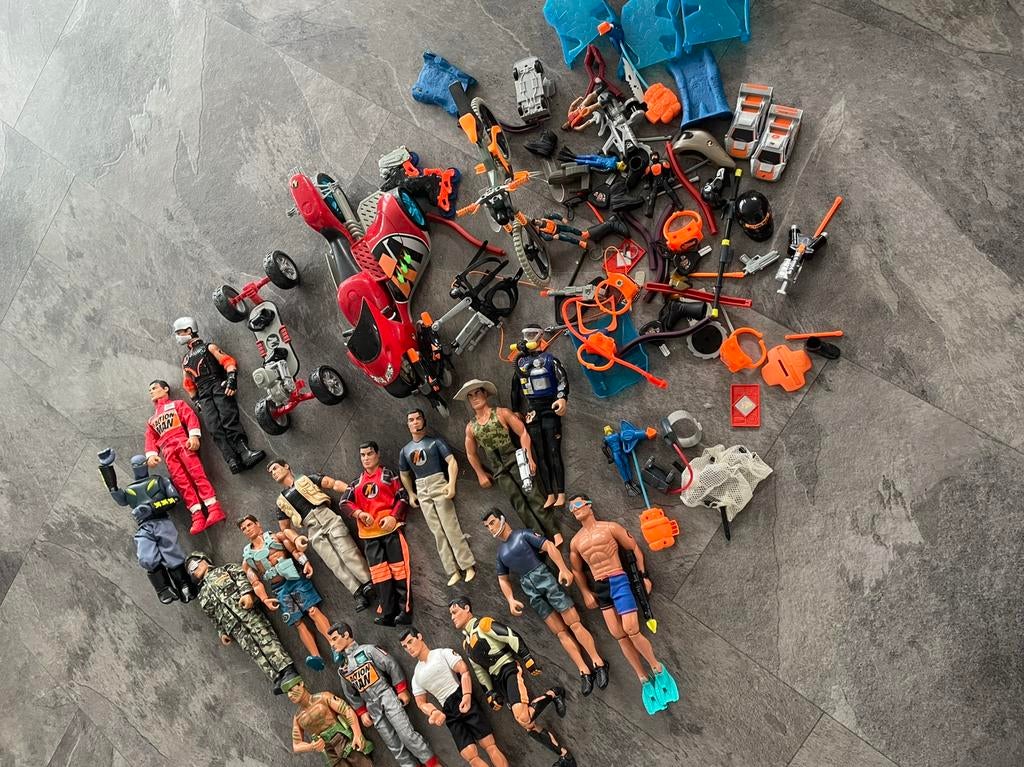 Action man assortiment, Kinderen en Baby's, Speelgoed | Actiefiguren, Ophalen of Verzenden, Gebruikt