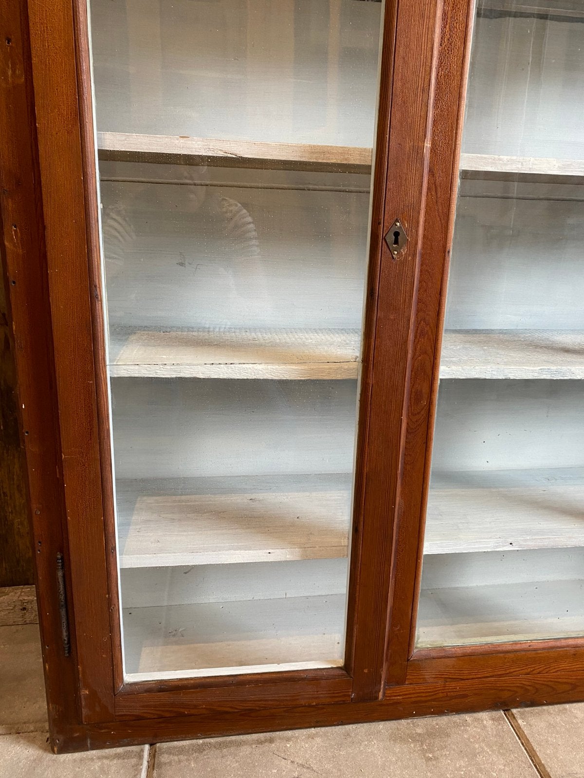 Ondiepe Franse vitrine opzetkast vitrinekast hangvitrine, Ophalen