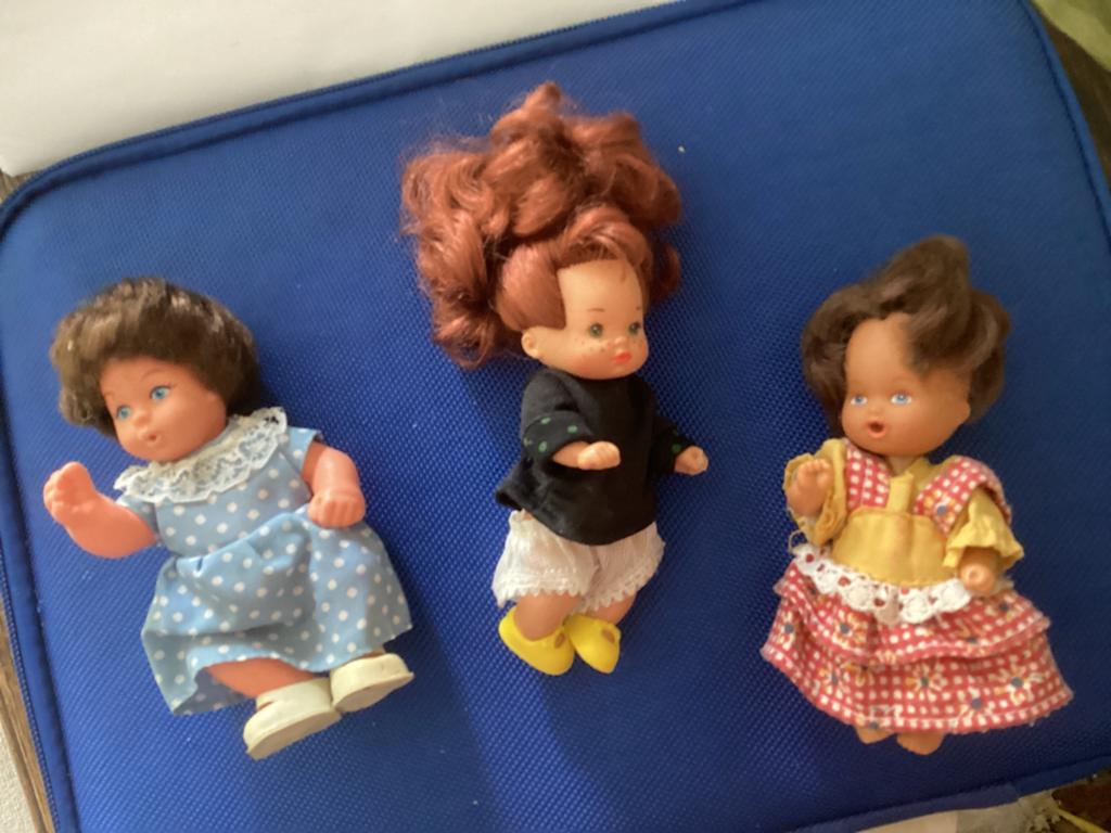 Poppetjes jaren 60 // hoog 10 cm / per stuk te koop, Ophalen of Verzenden, Zo goed als nieuw