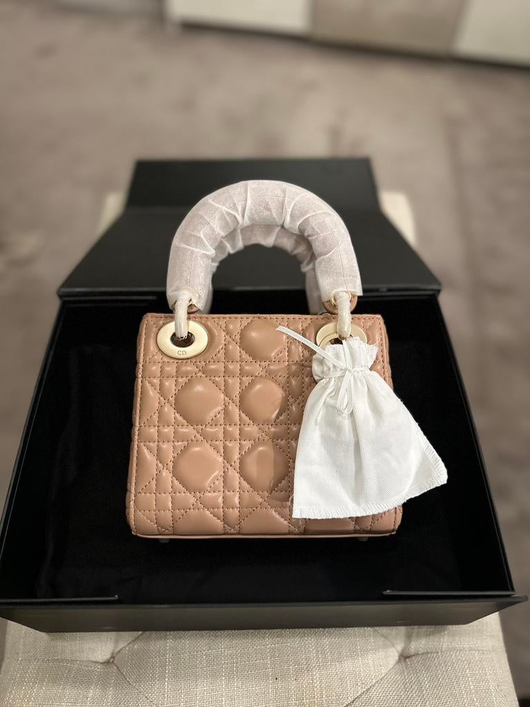 Lady Dior Tas | matt Blush Pink, Ophalen of Verzenden, Nieuw, Roze, Handtas