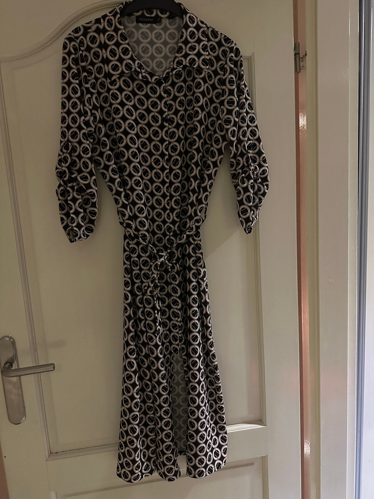 Pescara jurk met print - Maat XL, Kleding | Dames, Zwart, Maat 46/48 (XL) of groter, Ophalen of Verzenden, Zo goed als nieuw