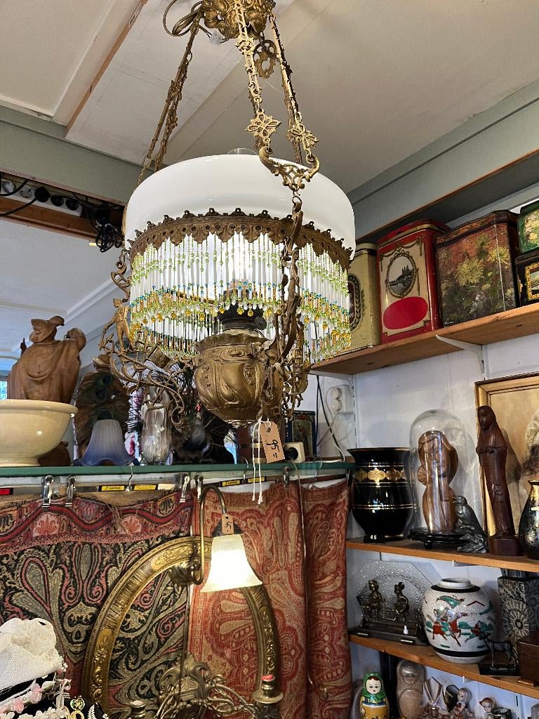 Antieke lamp, Ophalen