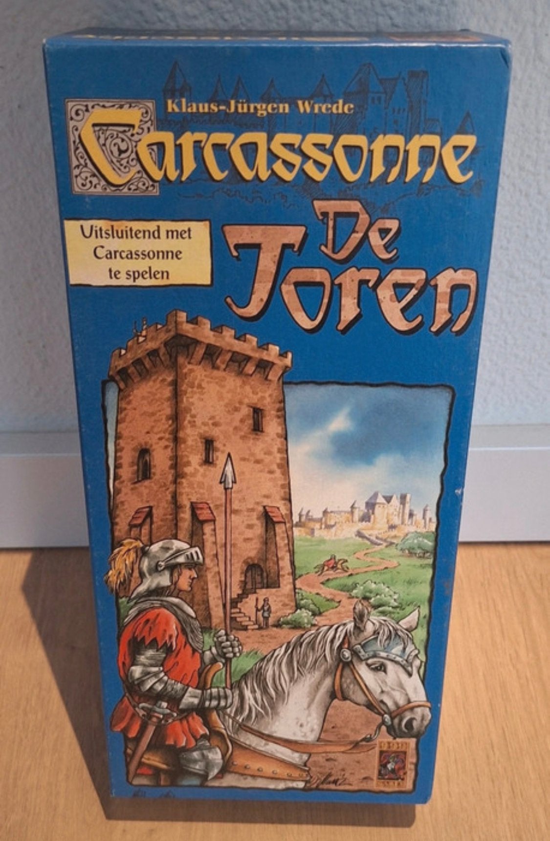 Carcassone de Toren, Hobby en Vrije tijd, Gezelschapsspellen | Bordspellen, Ophalen of Verzenden, Zo goed als nieuw