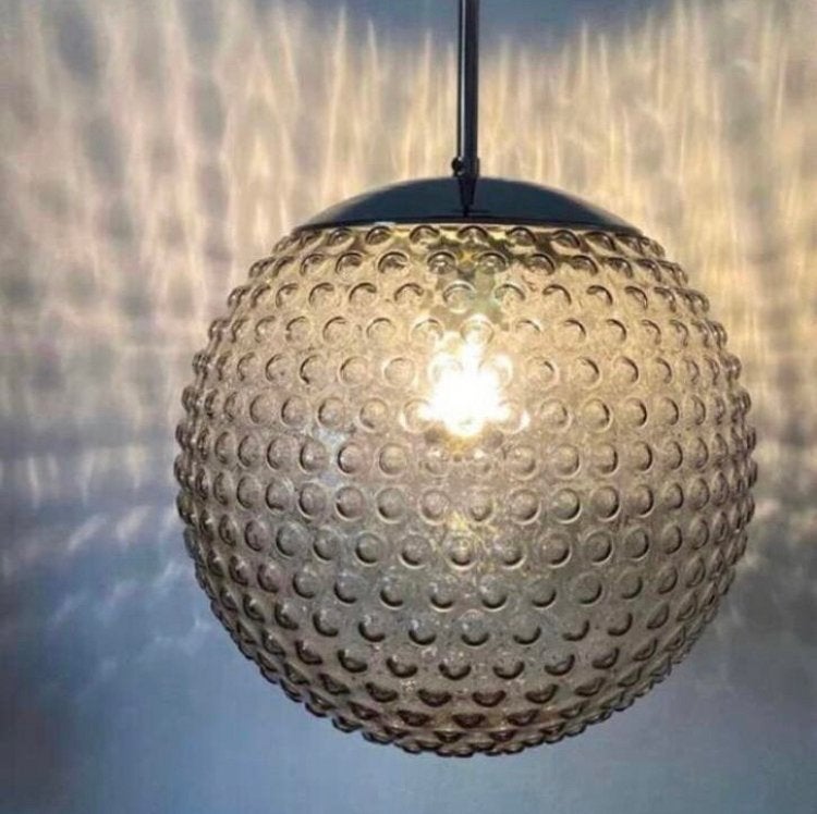 Midcentury bollamp S.L. | Rolf Krüger | P116 | jaren 70, Ophalen of Verzenden, Zo goed als nieuw