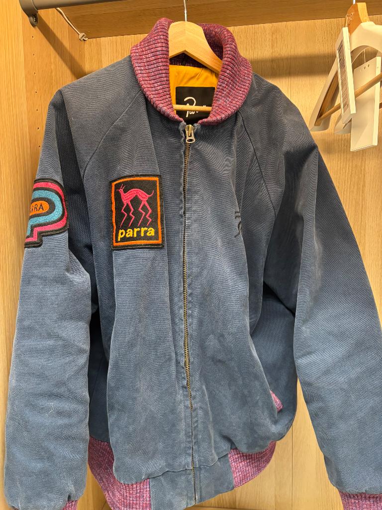 Parra jas, Kleding | Heren, Jassen | Winter, Zo goed als nieuw, Maat 52/54 (L), Blauw, Ophalen of Verzenden