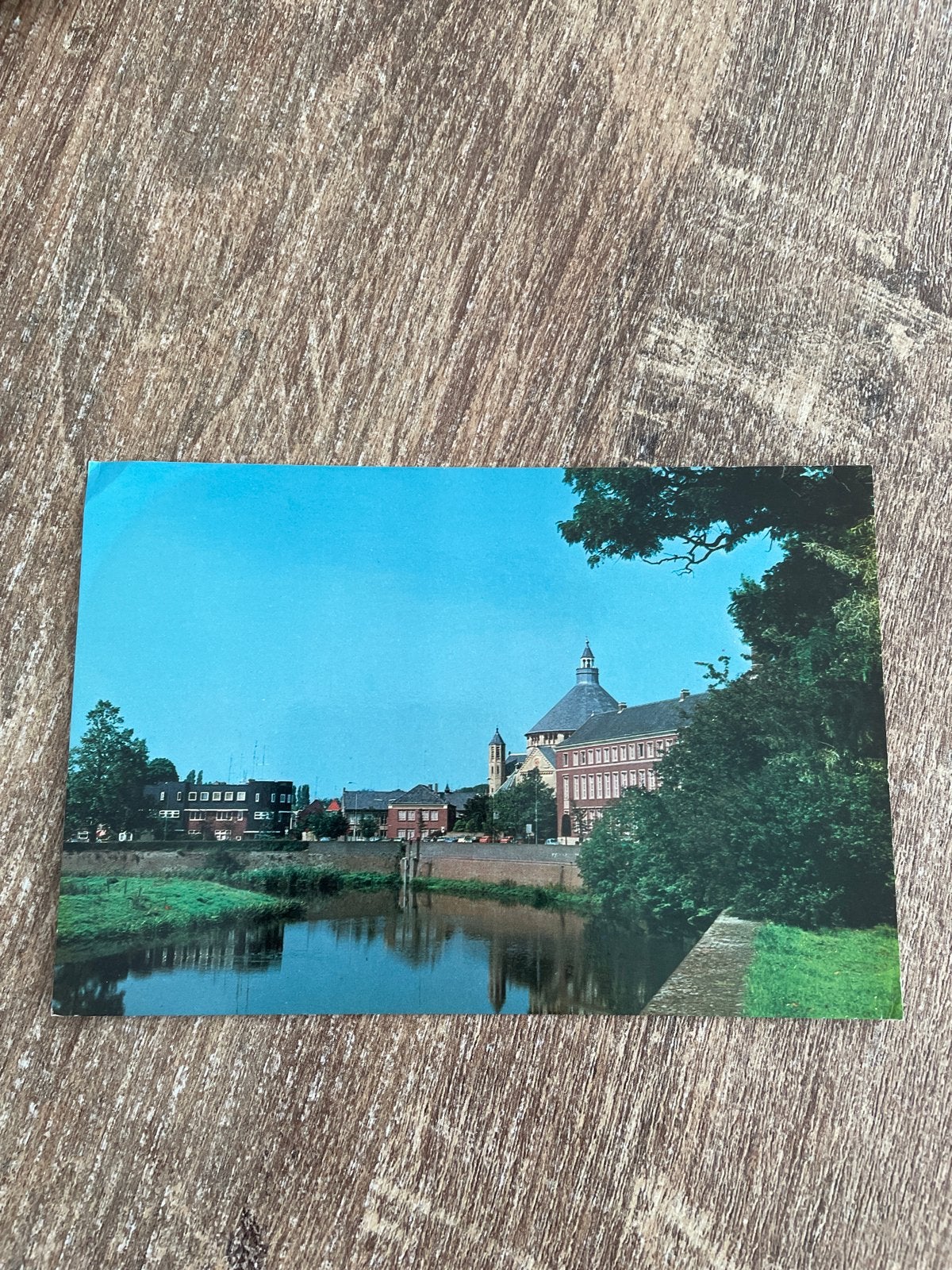 Ansichtkaart 's-Hertogenbosch Stadsmuur Paleis van Justitie, Ophalen of Verzenden, 1960 tot 1980, Ongelopen, Noord-Brabant