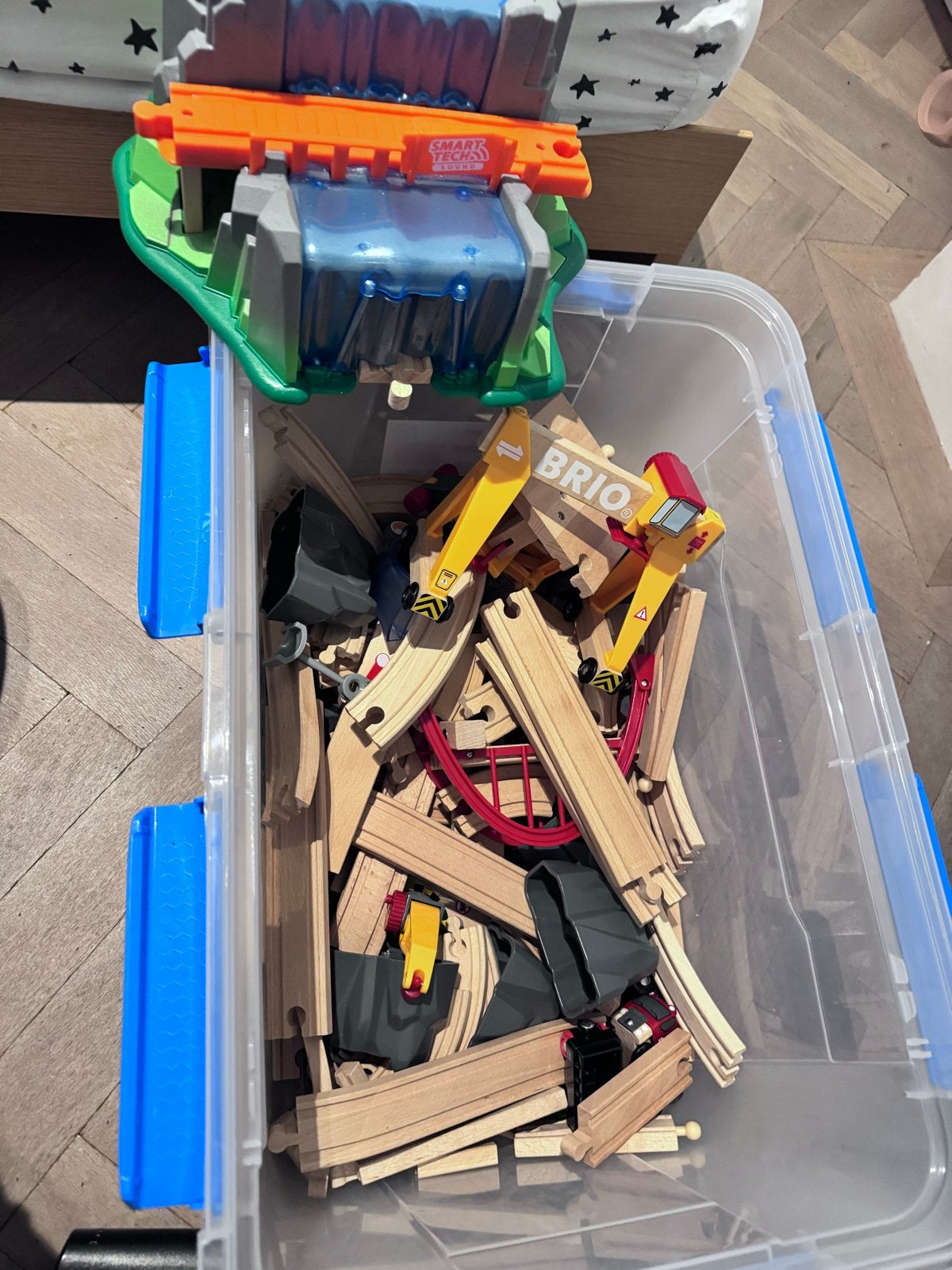 Grote collectie BRIO treinbanen en accessoires, Ophalen, Gebruikt