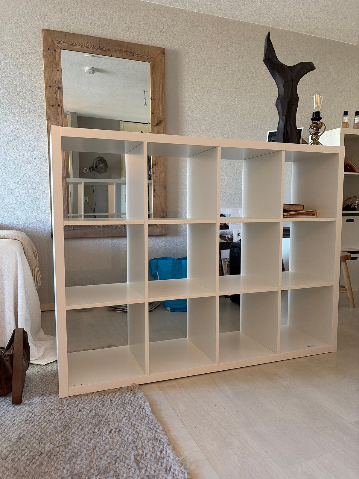 Ikea KALLAX open kast 112x147 cm, Ophalen, Met plank(en), Gebruikt, 100 tot 150 cm