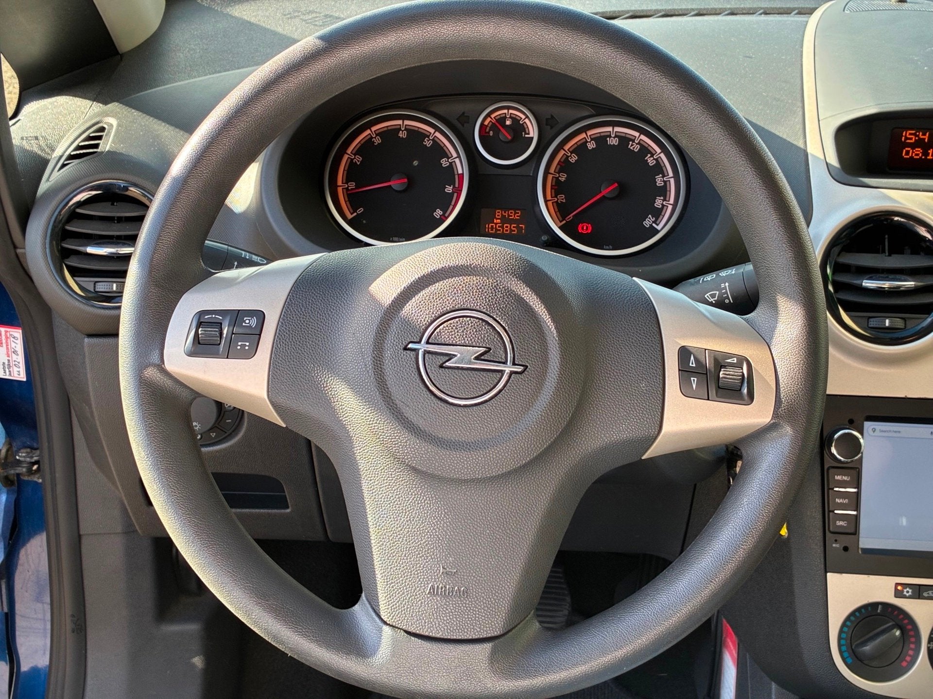 Opel Corsa 1.4-16V Enjoy|Navigatie|CarPlay|Airco|Elektr.rame, Voorwielaandrijving, 1063 kg, Gebruikt, 4 cilinders