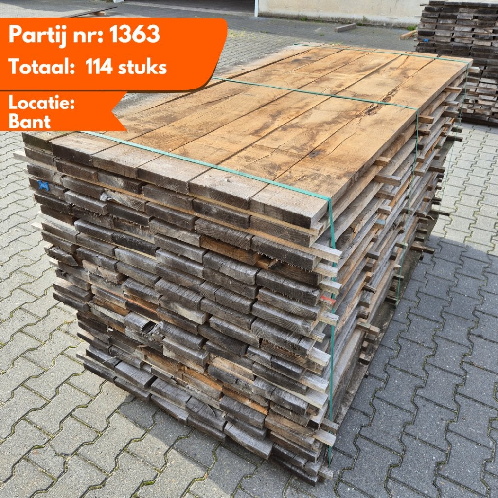 Eiken planken | Rustiek | Schaaldelen | Ruw | Geschaafd, Ophalen of Verzenden, Nieuw, 250 cm of meer, Planken