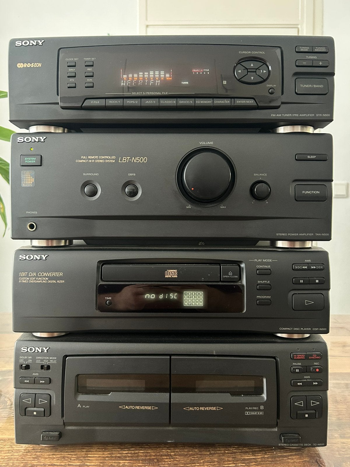 Complete Sony stereo, Ophalen, Gebruikt, Cassettedeck, Losse componenten