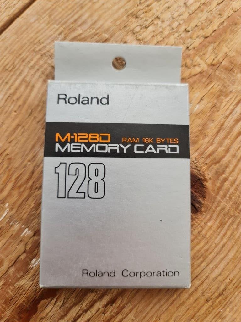 Roland M-128D Memory Card (16K RAM) nieuw., Muziek en Instrumenten, Ophalen of Verzenden, Nieuw, Overige aantallen, Roland