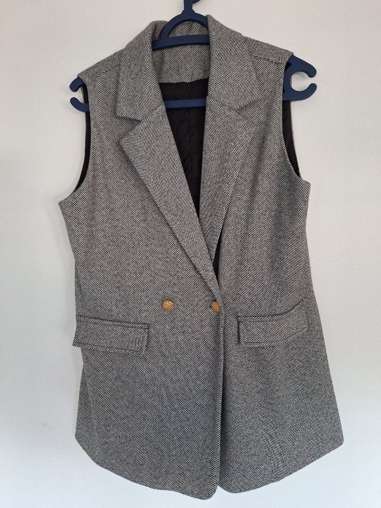 Mooie mouwloze blazer, Maat 38/40 (M), Nieuw, Ophalen of Verzenden, Jasje