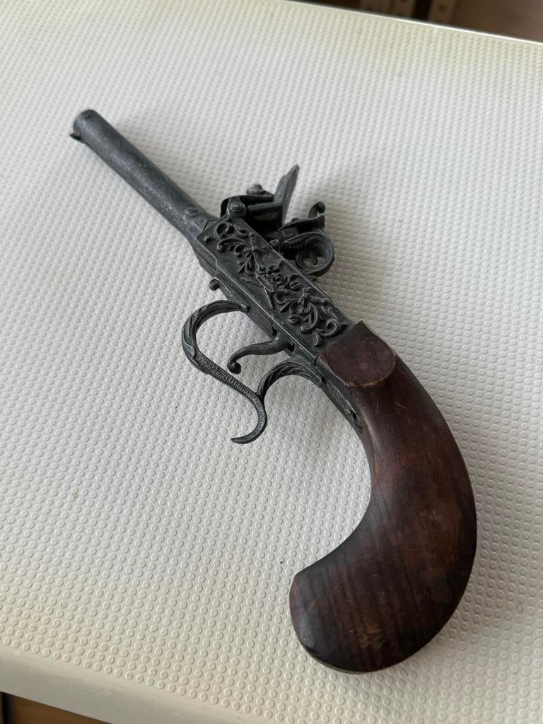 Decoratieve replica van een vuursteenpistool, Verzamelen, Ophalen of Verzenden, Gebruikt
