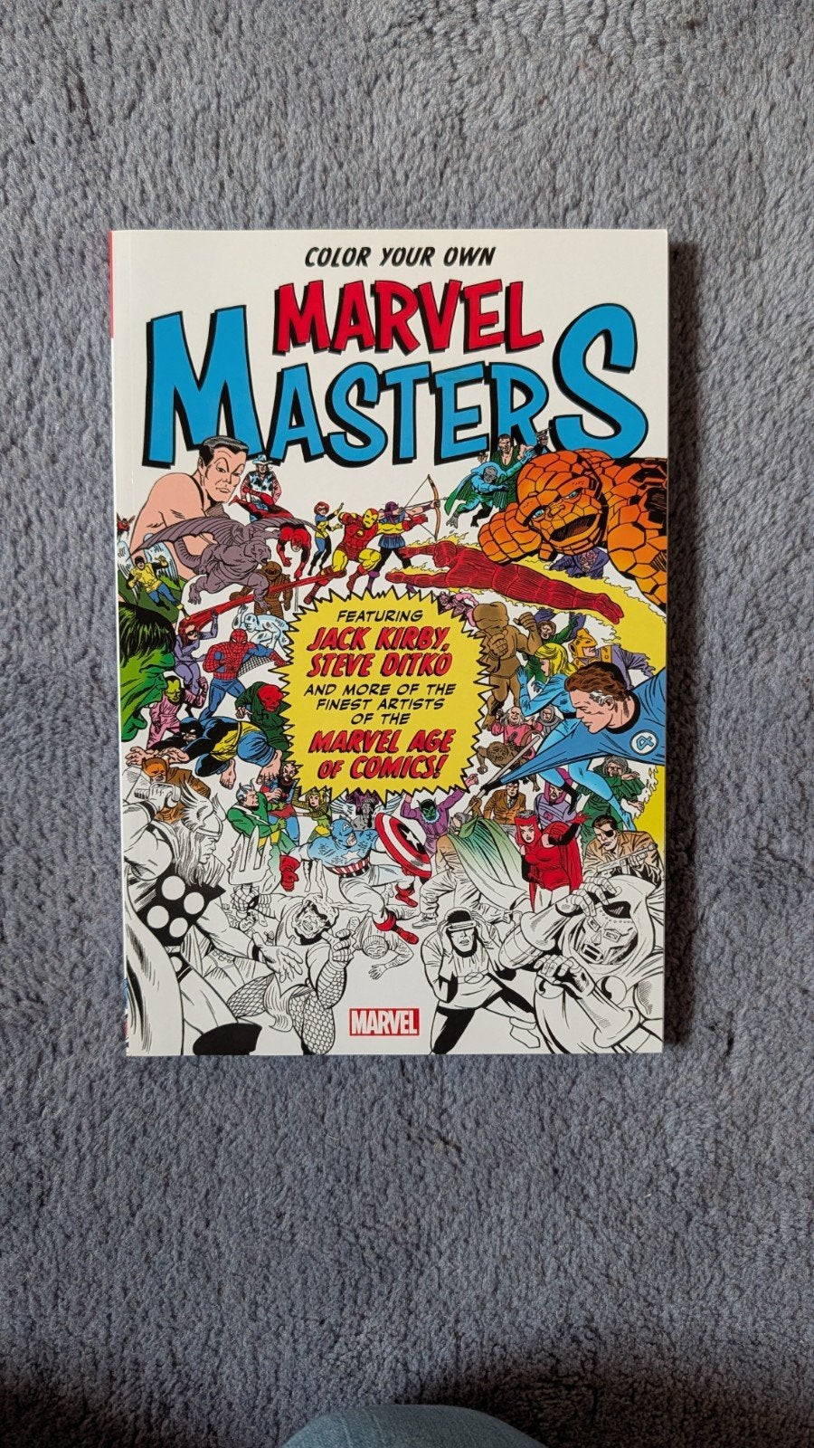 Color Your Own Marvel Masters kleurboek, Eén comic, Ophalen of Verzenden, Nieuw, Amerika