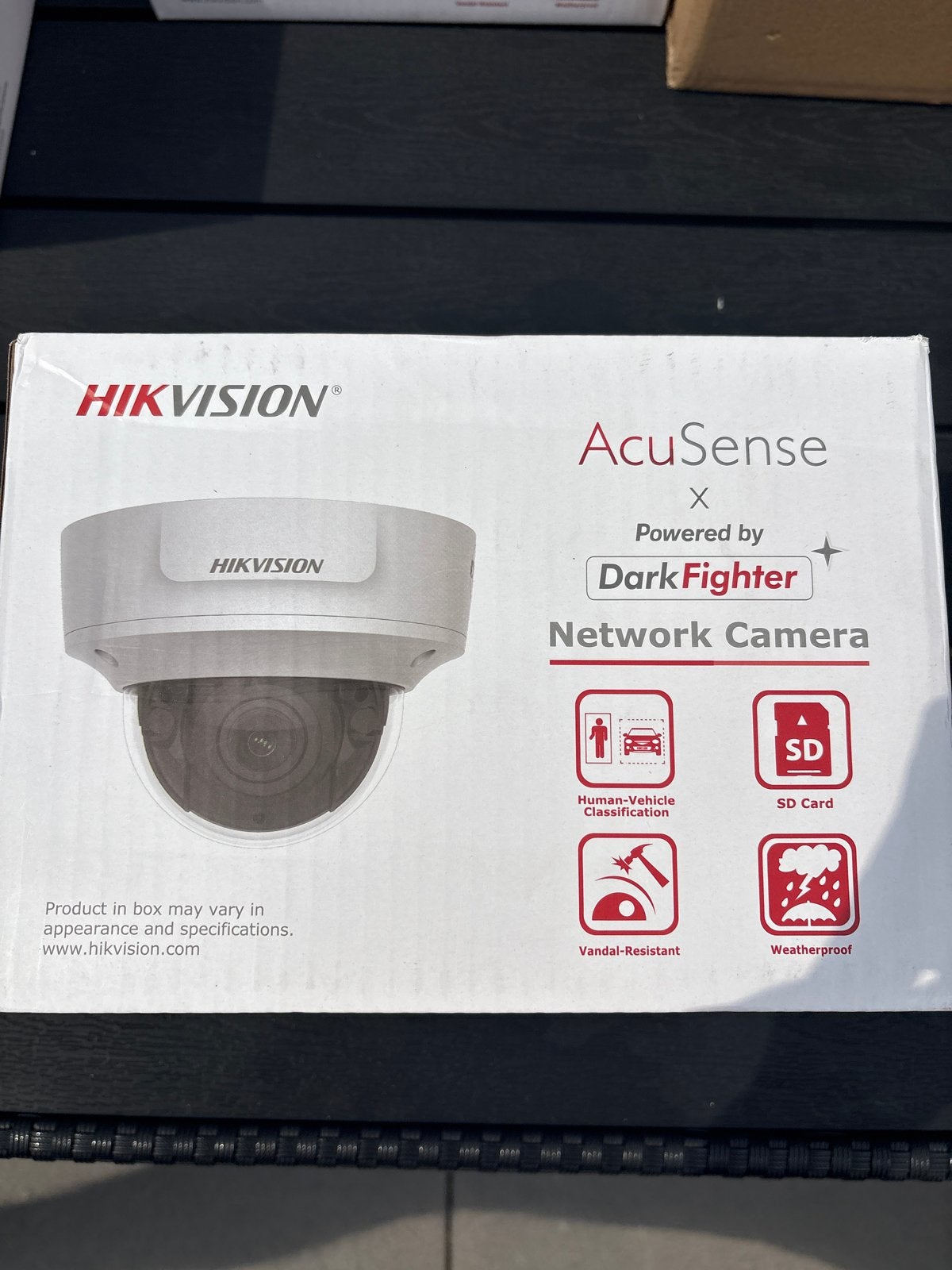 Nieuwe Hikvision AcuSense DarkFighter Netwerk Camera (2 stuk, Ophalen, Nieuw, Buitencamera