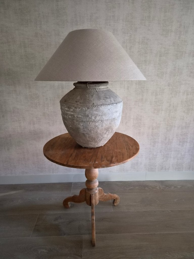 Brocante lamp, Ophalen