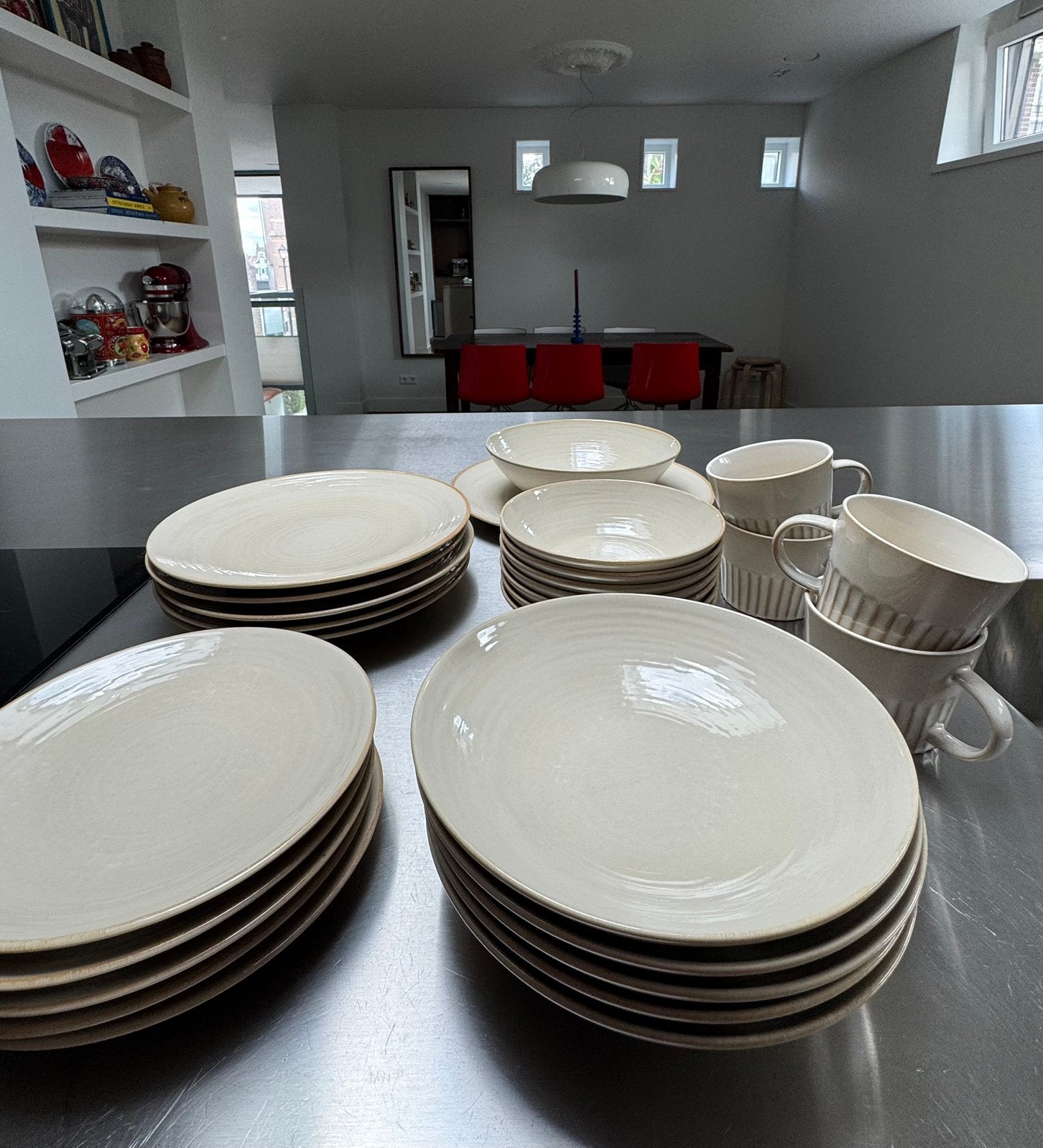 Serviesset 12 personen combi ZaraHome/H&M Home, Ophalen, Zo goed als nieuw, Overige stijlen, Porselein