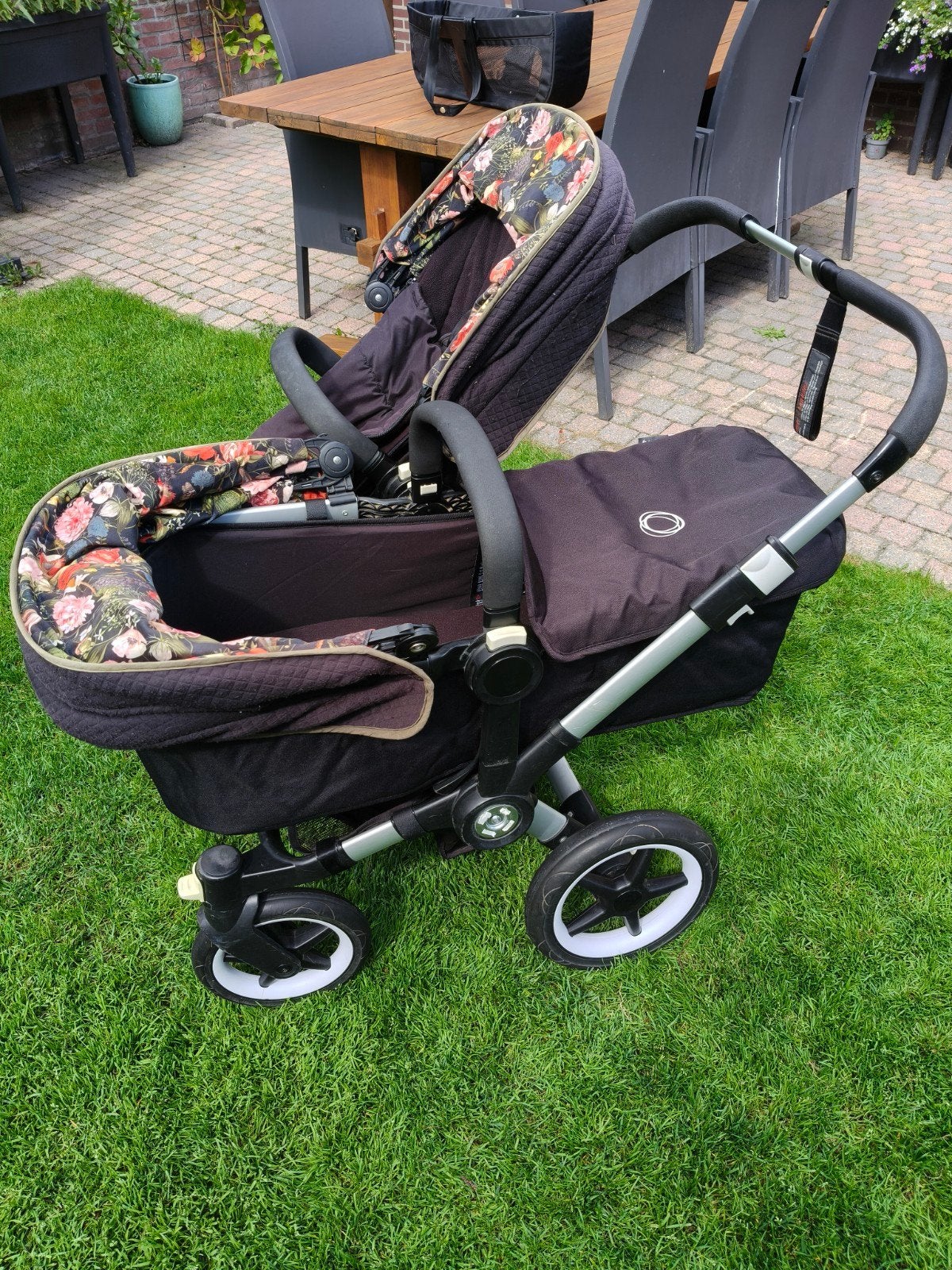Bugaboo Donkey wandelwagen met massieve wielen, Ophalen, Gebruikt, Bugaboo, Duowagen