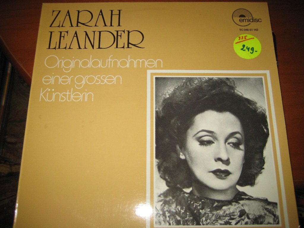 LP, Zarah Leander: Original-Aufnahmen einer großen Künstleri, Ophalen of Verzenden, Zo goed als nieuw, 12 inch