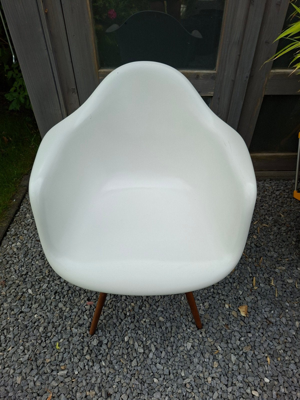 Kuipstoeltjes, Huis en Inrichting, Stoelen, Modern design, Gebruikt, Twee, Wit
