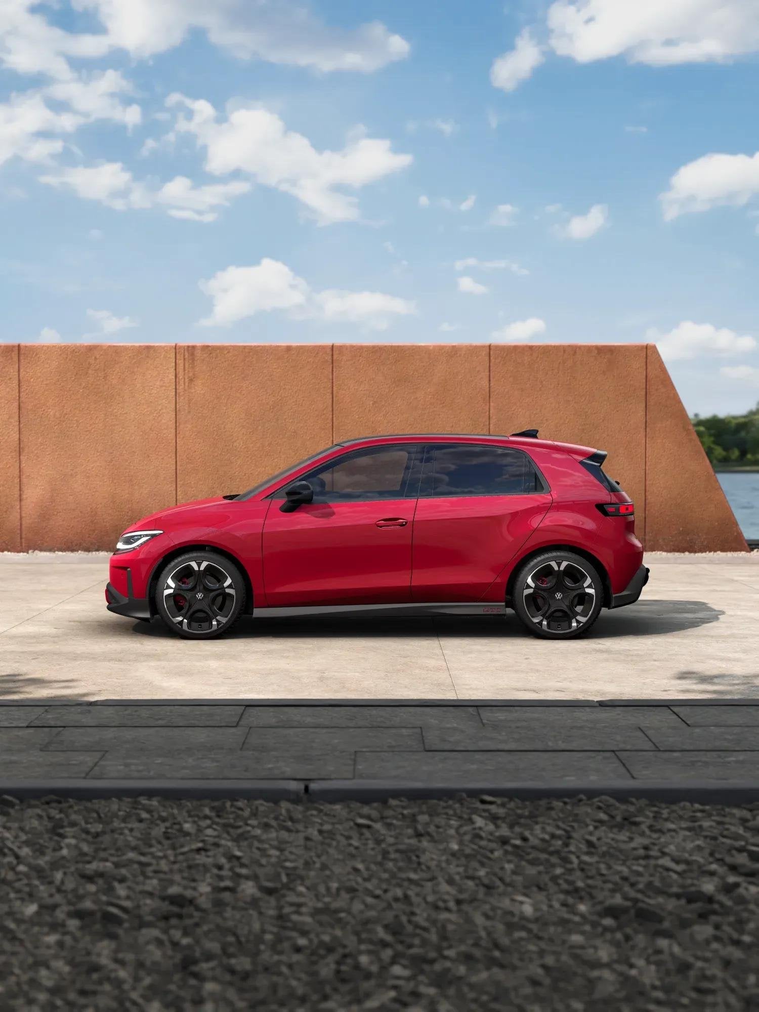 Volkswagen ID. Polo GTI 226pk 52 kWh | Panoramadak | Trekhaa, Auto's, 12 maanden, Stof, Zwart, 1520 kg
