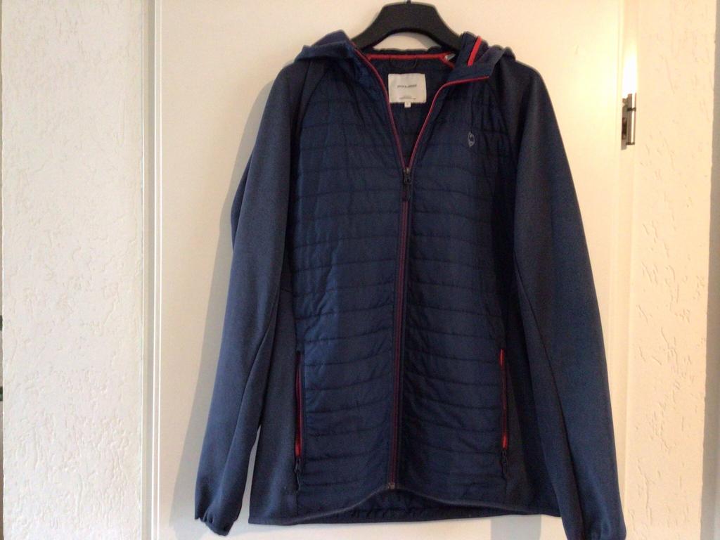 Jack & Jones Fleece Jack Blauw Maat L heren, Ophalen of Verzenden, Zo goed als nieuw, Maat 52/54 (L), Blauw
