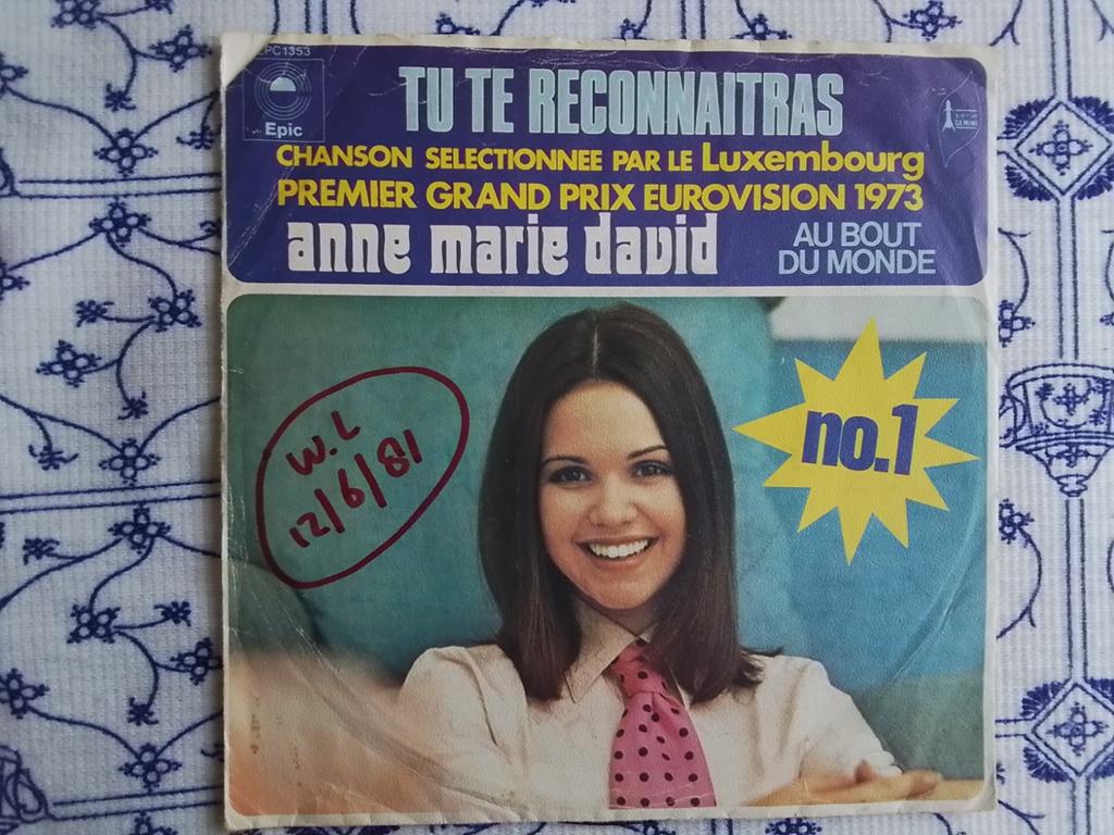 Anne marie david       Tu te reconnaitras   Songfestival '73, Cd's en Dvd's, Ophalen of Verzenden, Zo goed als nieuw, Pop, Single