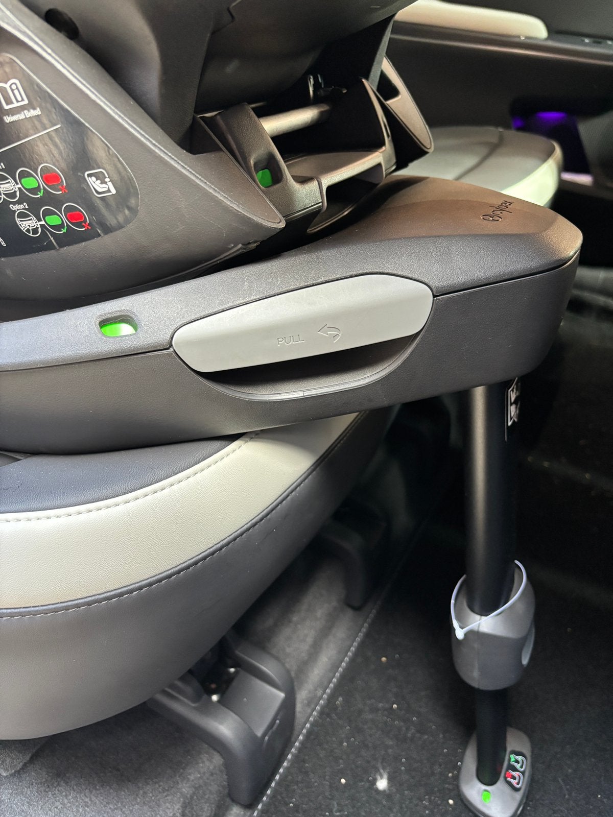 Cybex base G + autostoeltje, Gebruikt, Verstelbare rugleuning, Isofix, 0 t/m 13 kg